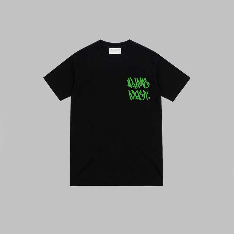 Camiseta  Alien Exist – Streetwear Preto e branco