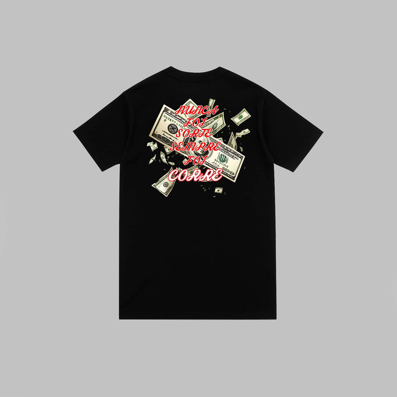 Camiseta Nunca foi sorte – Streetwear Preto